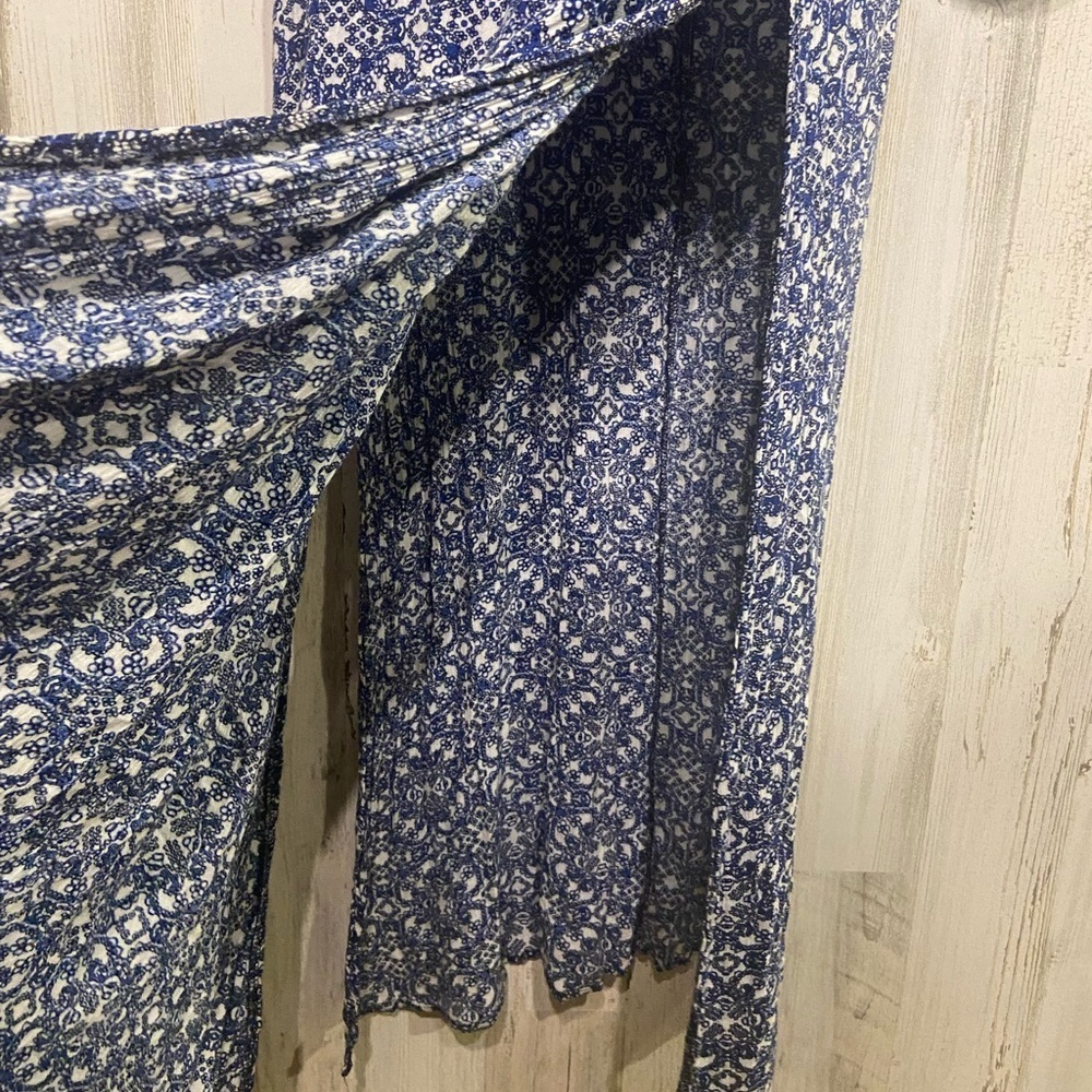 Lulus Mandala Daydream Blue Print Maxi Dress Medium - Picture 6 of 10